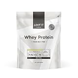 Amazon-Marke: Amfit Nutrition TOTAL Whey Protein Pulver, Geschmacksrichtung: Bananen-Milchshake, 33 portions, 1 kg (1er Pack)