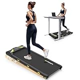 Freepi 4 in 1 Laufband für Zuhause mit Neigung 1-6km/h 2.5PS Motor mit Fernbedienung, Laufband Walking Pad Laufband Schreibtisch ragbar Heim-Fitnessgerät