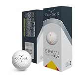 CONDOR Unisex-Adult Bola Golf Pack 3 Golfball, Weiß, Einheitsgröße