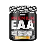 WEIDER Premium EAA Pulver Zero, Tropical Geschmack, alle 9 essentiellen Aminosäuren hochdosiert, leicht lösliches für leckeren Amino Drink mit hohem BCAA Gehalt, vegan & zuckerfrei, 325 g