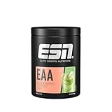 ESN EAA, Green Apple, 500 g, feines Amino-Pulver mit 8 essentiellen Aminosäuren, ideale Löslichkeit, vegan, geprüfte Qualität - made in Germany