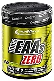 IronMaxx 100% EAAs Zero - Lemon-Icetea 500g Dose | EAA-Pulver, vegan und zuckerfrei mit allen 8 essentiellen Aminosäuren | fruchtiger Geschmack, frei von Konservierungsstoffen